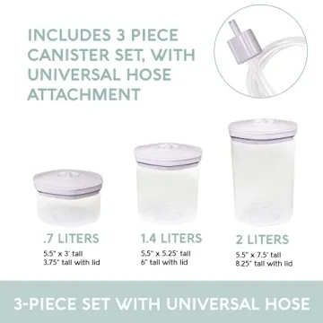 Avid Armor Vacuum Food Container Set for Fresh Food