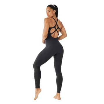 Stylish LOVESOFT Women's Sleeveless Bodysuit for Active Life