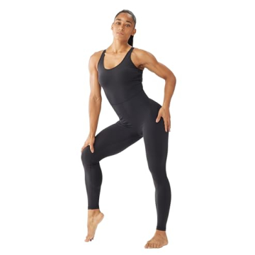 Stylish LOVESOFT Women's Sleeveless Bodysuit for Active Life