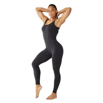 Stylish LOVESOFT Women's Sleeveless Bodysuit for Active Life