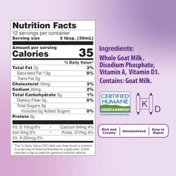 Meyenberg Evaporated Goat Milk, Vitamin D, 12 Fl Oz (Pack of 12)