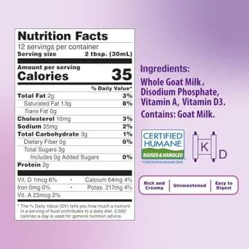 Meyenberg Evaporated Goat Milk, Vitamin D, 12 Fl Oz (Pack of 12)