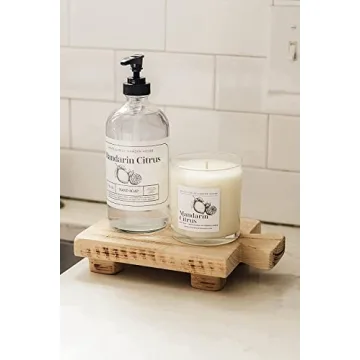 Farmhouse Riser for Room Decor : Decorative Pedestal Stand for Display Your Home Decorations and Uni...