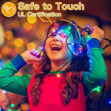 Ollny Christmas Lights: 500LED 164FT Multicolor String Lights