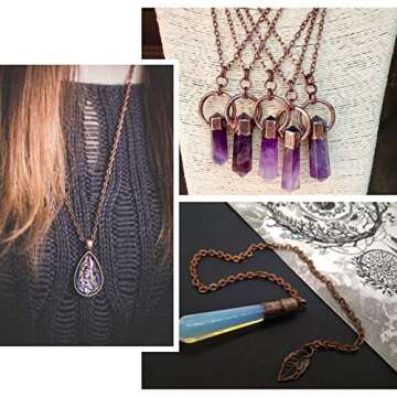 Pandahall 10M/10Yards Iron Cross Cable Chains Red Copper Color Twist Cross Necklace Finding Chains Size: Chains: About 4mm Long 2.7mm Wide 0.7mm Thick