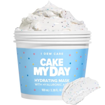 I DEW CARE Cake My Day Hydrating Face Mask - Korean Skincare with Hyaluronic Acid