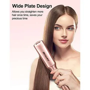 Bcway Professional Hair Straightener for Sleek Styles