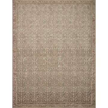 Loloi Angela Rose Aubrey Collection AUB-04 Sage/Bark 2'-6" x 7'-6", .19" Pile Height, Runner Rug