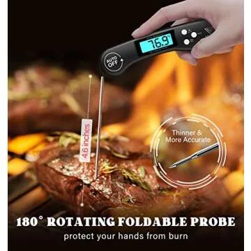 DOQAUS Digital Meat Thermometer for Instant Cooking Success