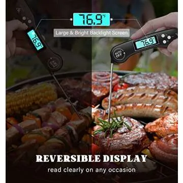 DOQAUS Digital Meat Thermometer for Instant Cooking Success