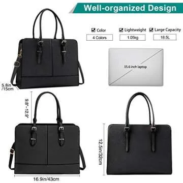 Stylish Laptop Bag for Women – Waterproof & Spacious Tote