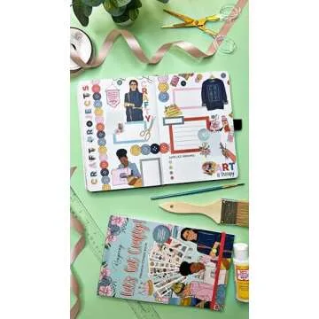 Rongrong Let's Get Crafty Planner Stickers Book for Planners, Calendars, Journals and Projects – P...