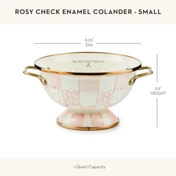 MacKenzie-Childs Decorative Enamel Colander