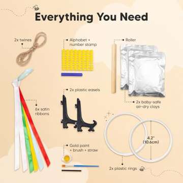 Baby Hand and Footprint Kit -Personalized Baby First Christmas Ornament,Baby Footprint Kit for Toddl...