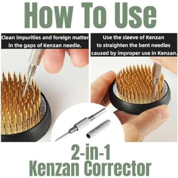 Japanese Ikebana Vase Kit with Kenzan and Tools for Elegance