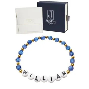 Personalized Handmade Crystal Bead Bracelet: Customizable and Stylish for All
