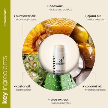 ArtNaturals Organic Beeswax Lip Balm Gift Set for All