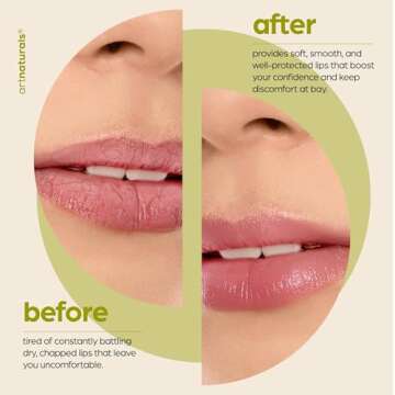 ArtNaturals Organic Beeswax Lip Balm Gift Set for All