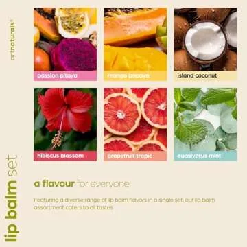ArtNaturals Organic Beeswax Lip Balm Gift Set for All