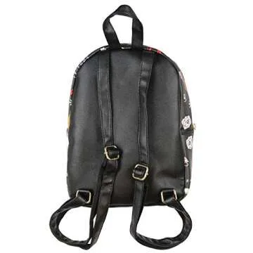 Stylish Friends Mini Backpack in Faux Saffiano Leather