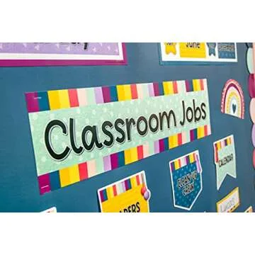 Oh Happy Day Classroom Jobs Mini Bulletin Board Set