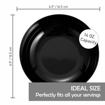 Stylish Disposable Plastic Soup Bowls for Events