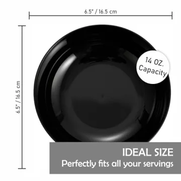 Stylish Disposable Plastic Soup Bowls for Events