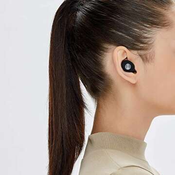 Sudio Tolv True Wireless Earbuds - Auto Pairing, Compact Charging Case, up to 35h Play Time, iOS, Android (Black)