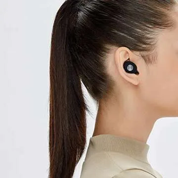 Sudio Tolv True Wireless Earbuds - Auto Pairing, Compact Charging Case, up to 35h Play Time, iOS, Android (Black)