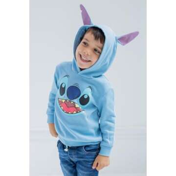 Disney Lilo & Stitch Toddler Boys Hoodie - Cozy & Fun