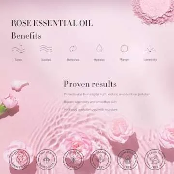 Luxurious Home Spa Kit - 28pcs Rose Facial Set for Women