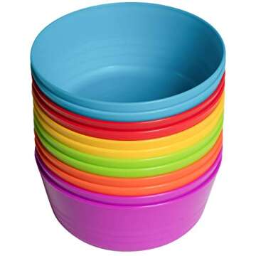 Klickpick Home Set of 12 Kids Colorful Snack Bowls - Perfect for Toddlers