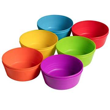 Klickpick Colorful Kids Bowls Set - Fun and Durable
