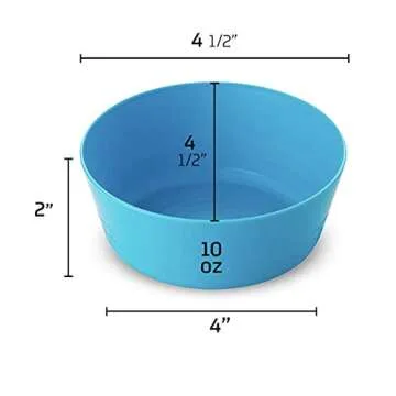 Klickpick Colorful Kids Bowls Set - Fun and Durable