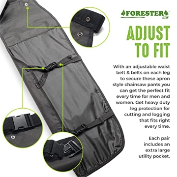 Forester Chainsaw Chaps for Ultimate Safety and Comfort