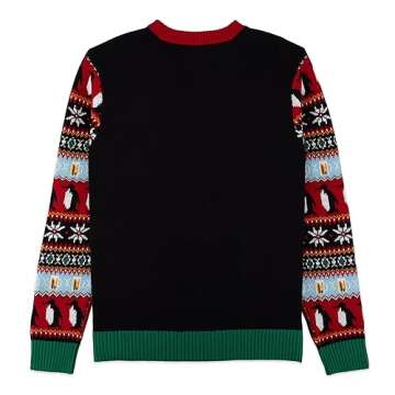 The Ugly Sweater Co. Ugly Christmas Sweater for Holiday Fun Tacky Unisex Design, Perfect Snug Fit Br...