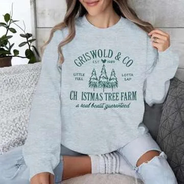Cozy JINTING Christmas Sweatshirt for Women