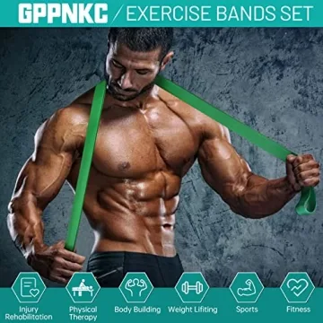 Durable Resistance Bands Set for Full-Body Workout & Therapy