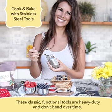 Simply Gourmet Stainless Steel Measuring Set for Precise Cooking