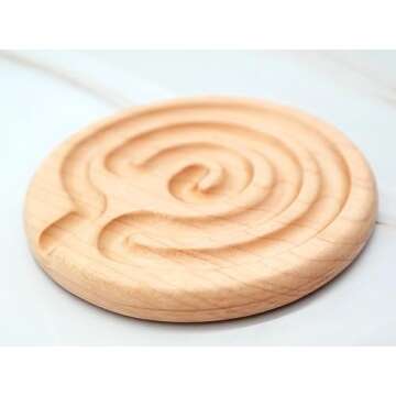 Pocket Labyrinth - Finger Maze for Mindfulness and Relaxation