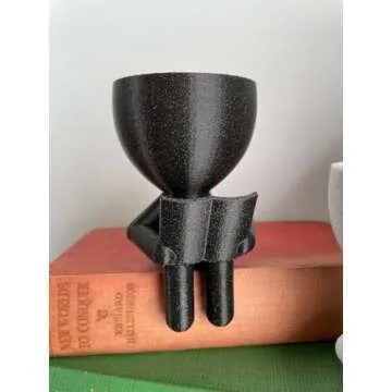 Bookworm Planter Gift for Plant Lovers and Readers