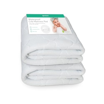 Newton Baby Waterproof Crib Mattress Pad - Breathable Comfort