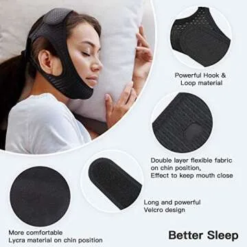 Effective Anti Snore Chin Strap for Men and Women
