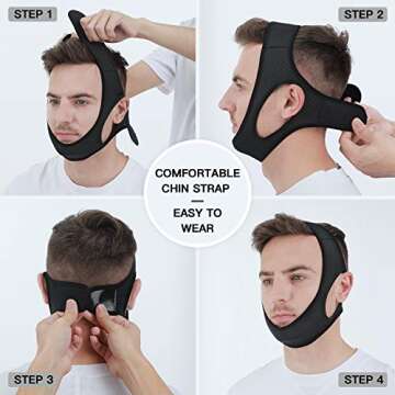 Effective Anti Snore Chin Strap for Men and Women