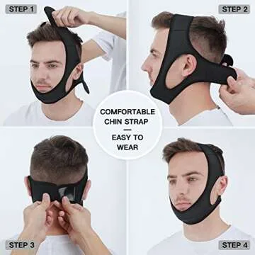Effective Anti Snore Chin Strap for Men and Women