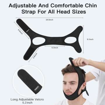 Effective Anti Snore Chin Strap for Men and Women