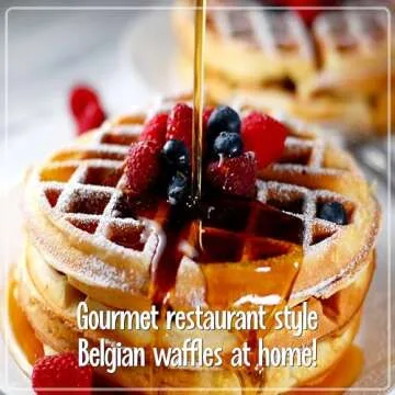 Nostalgia MyMini Flip Belgian Waffle Maker, Waffle Iron with Non-Stick Surfaces, Cool Touch Handles, & Removable Drip Tray, Makes Classic Belgian Style Waffles, Egg Bakes, Cinnamon Rolls, Aqua