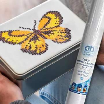 Diamond Dotz Sandwich Adhesive Roll for Creative Projects