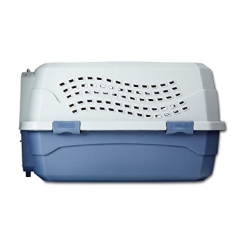 Durable Amazon Basics Dual-Door Pet Carrier for Travel