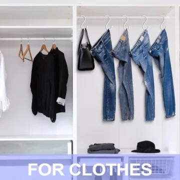 Durable S Hooks for Organizing Plants, Clothes, and More